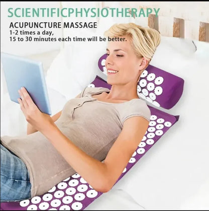 ZenSpike Acupressure Mat & Pillow Set