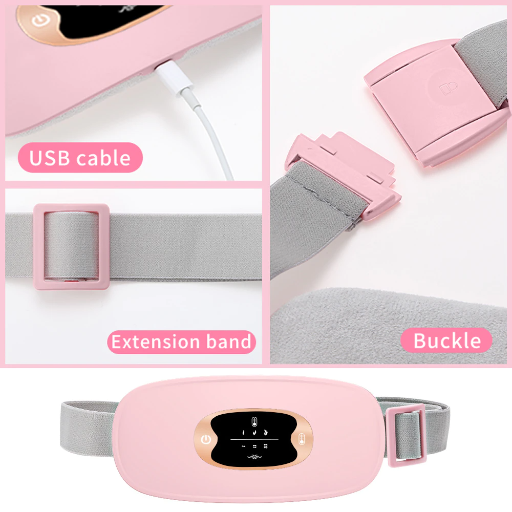 CycleEase Menstrual Heat & Vibration Belt