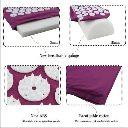 ZenSpike Acupressure Mat & Pillow Set