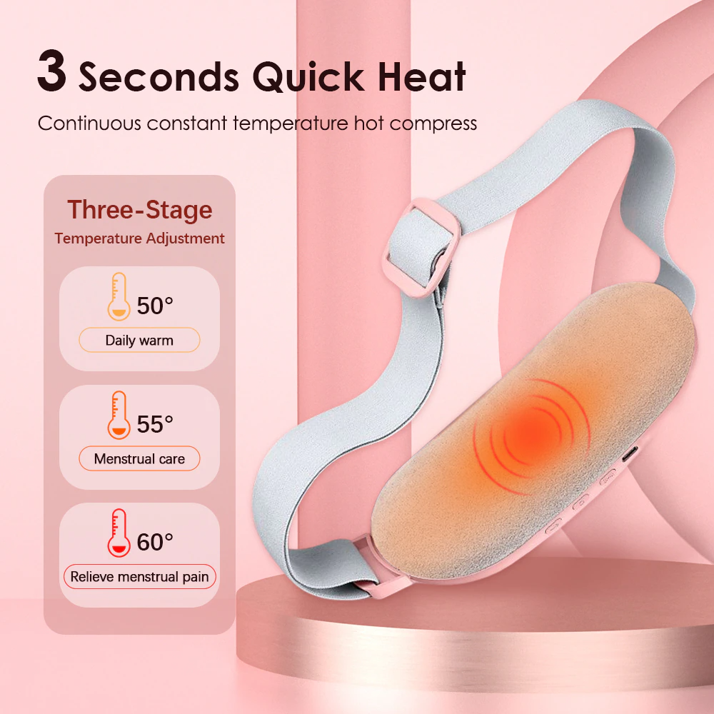 CycleEase Menstrual Heat & Vibration Belt